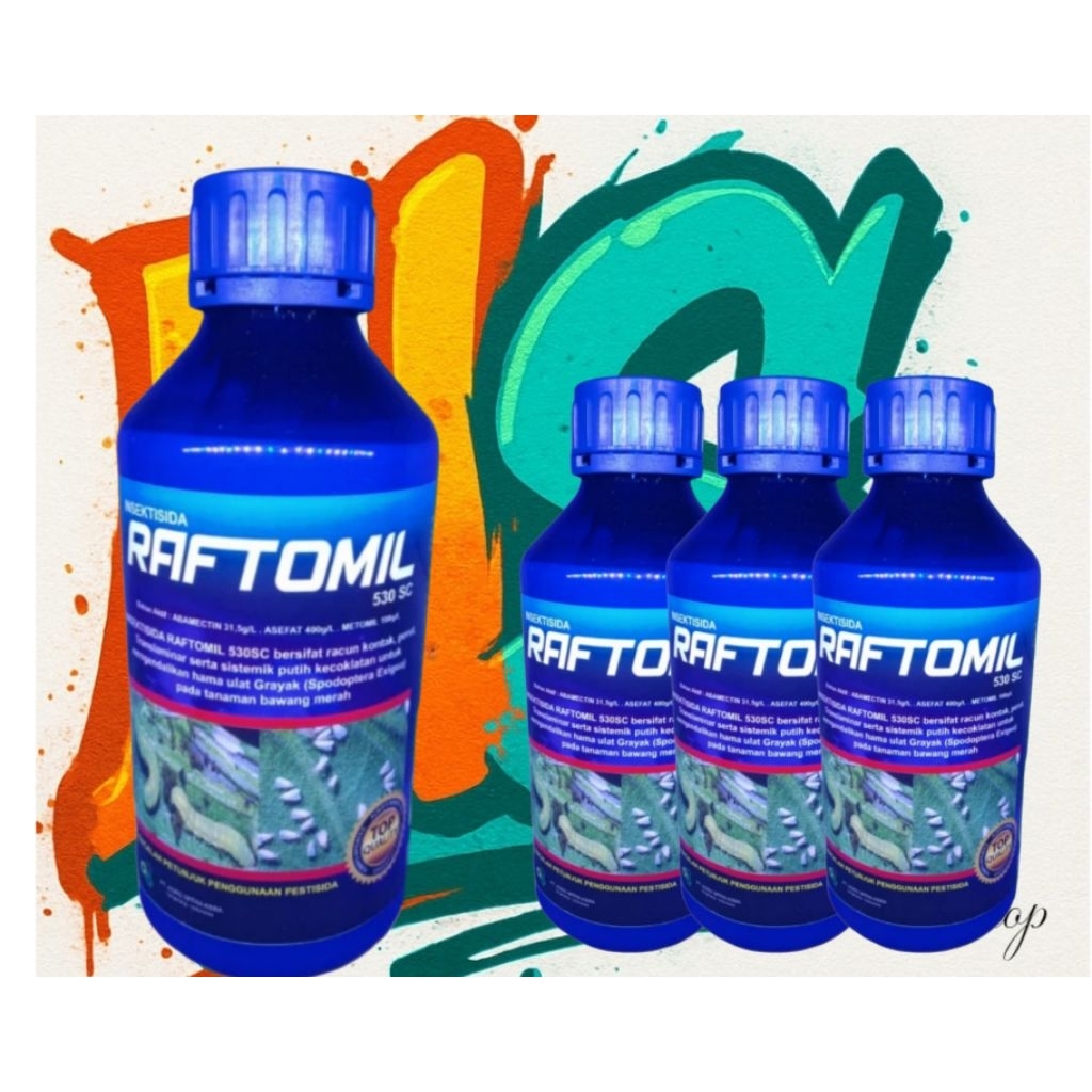 RAFTOMIL 530 SC 500ML INSEKTISIDA ABAMECTIN - ASEFAT - METOMIL - FUNGSIDA