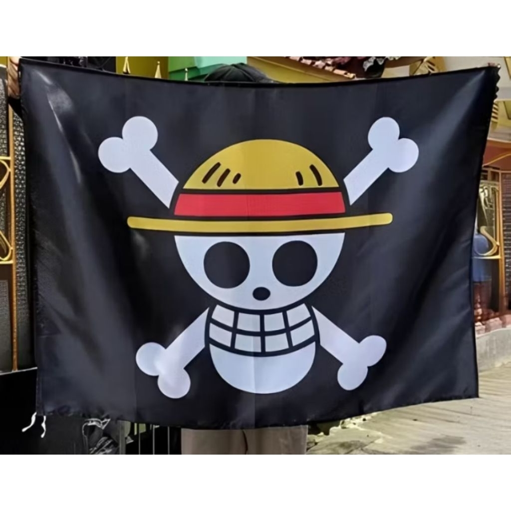BENDERA ONE PIECE VIRAL TERMURAH 120X90CM