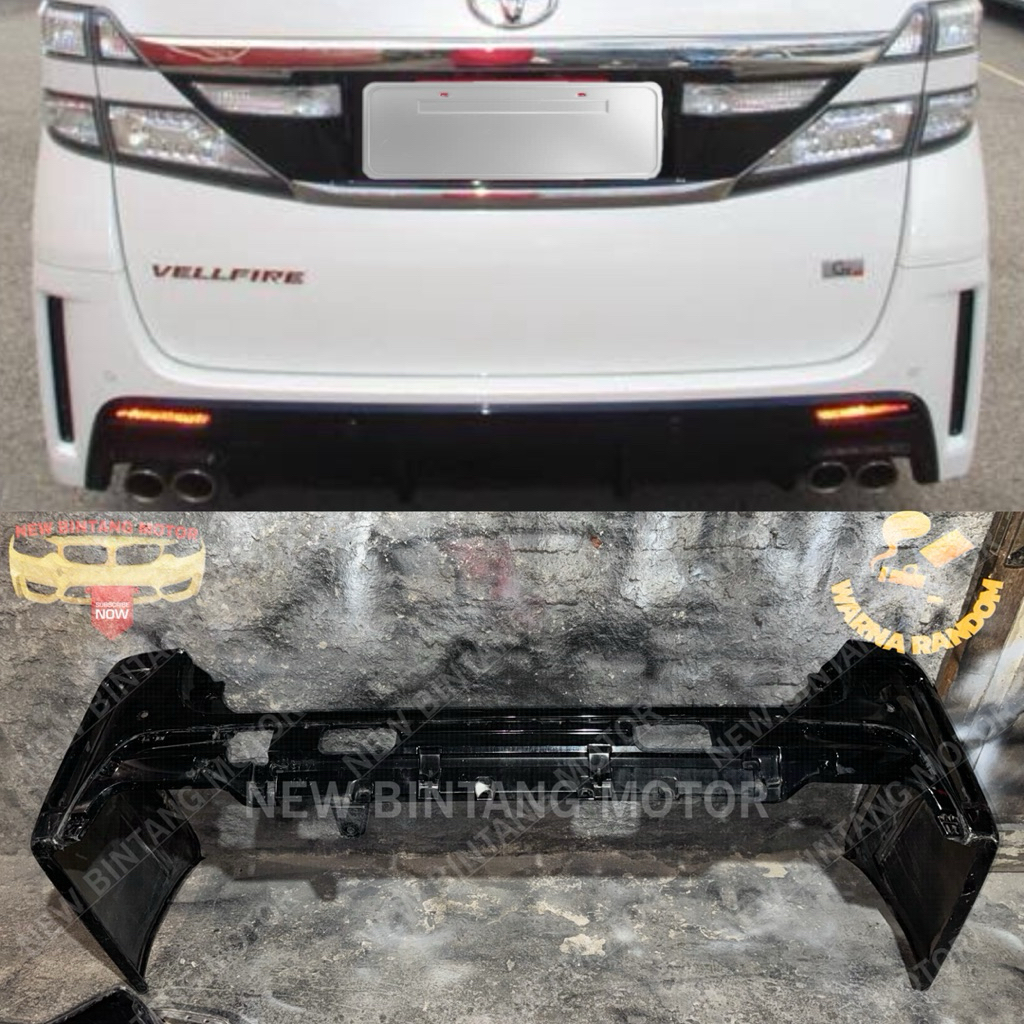 Bumper belakang toyota alphard vellfire ANH20 GS 2010 2014 original
