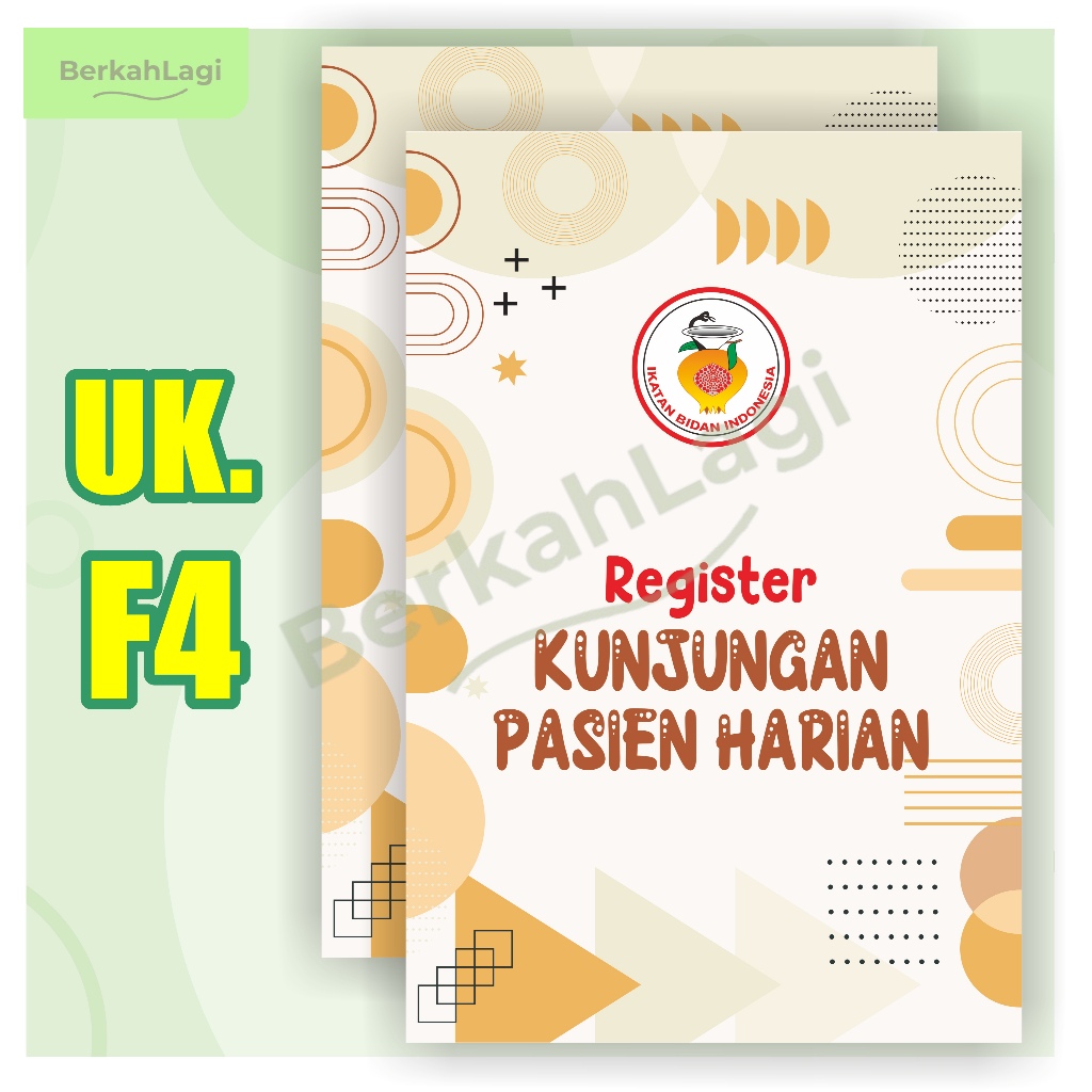 

Buku Kunjungan Pasien Harian, buku Register