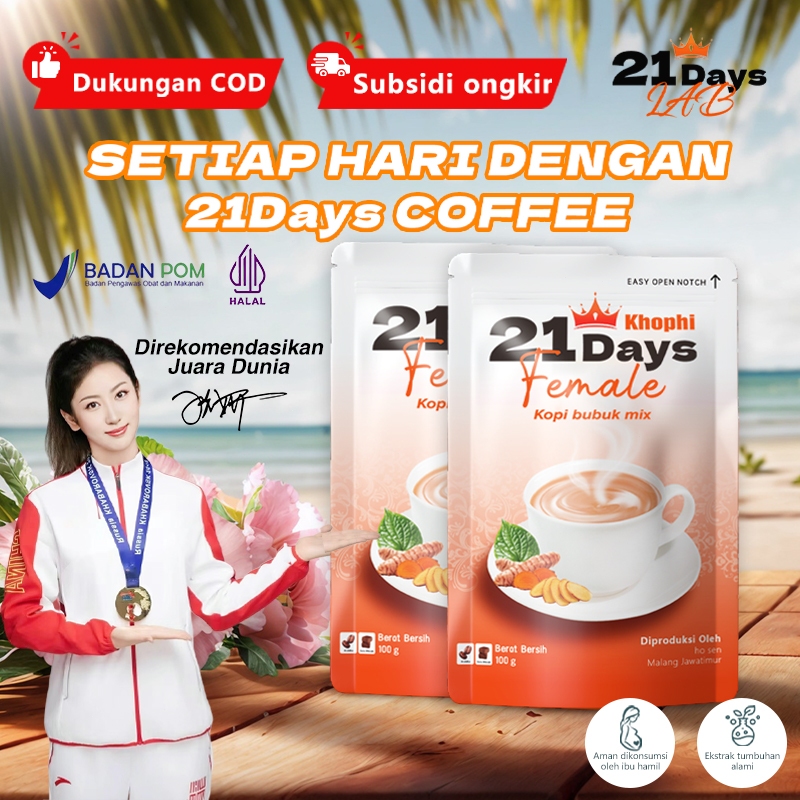 

21Days Female Coffee Kopi Wanita- Kunyit,Kacip Fatimah JSR dr Zaidul Akbar-Pelancaran Menstruasi