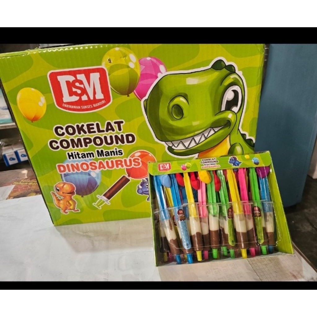 

Coklat Coumpound Dinosaurus isi 30 pcs