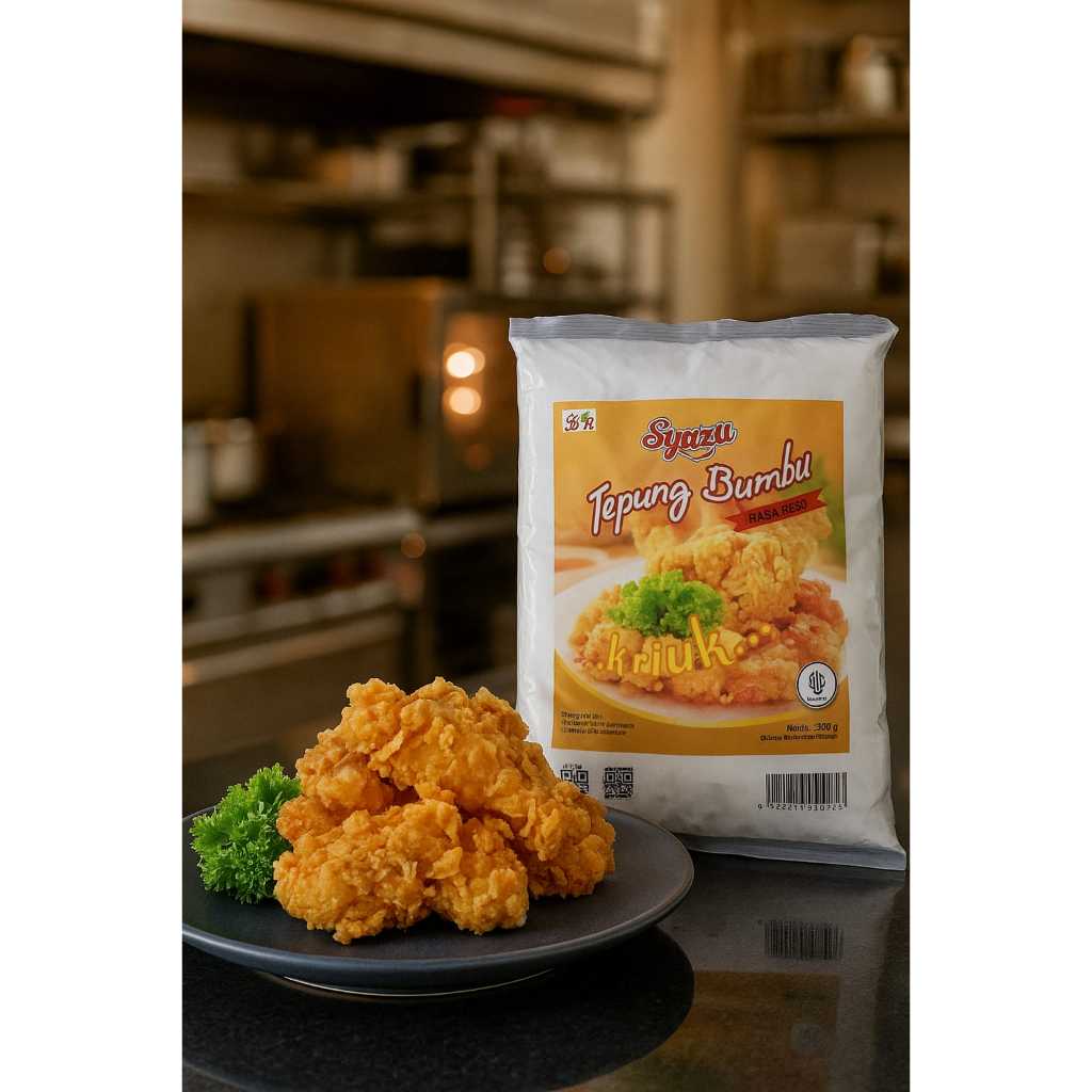 

Syaza Tepung Bumbu Rasa Resto 800gr – Kriuk Crispy Serbaguna Ayam Goreng & Gorengan Renyah