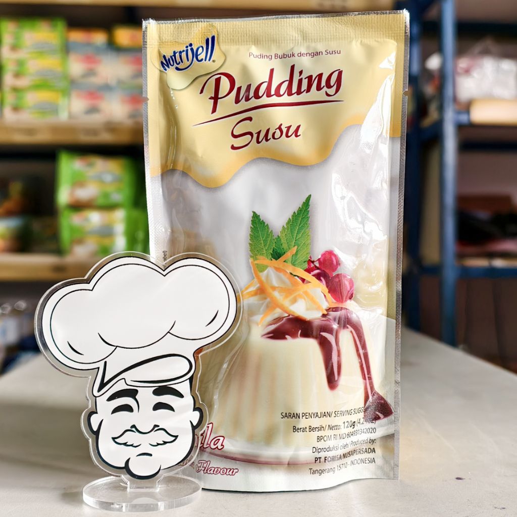 Nutrijel Puding Susu Vanilla 120Gr / Nutrijel Vanilla Puding Susu