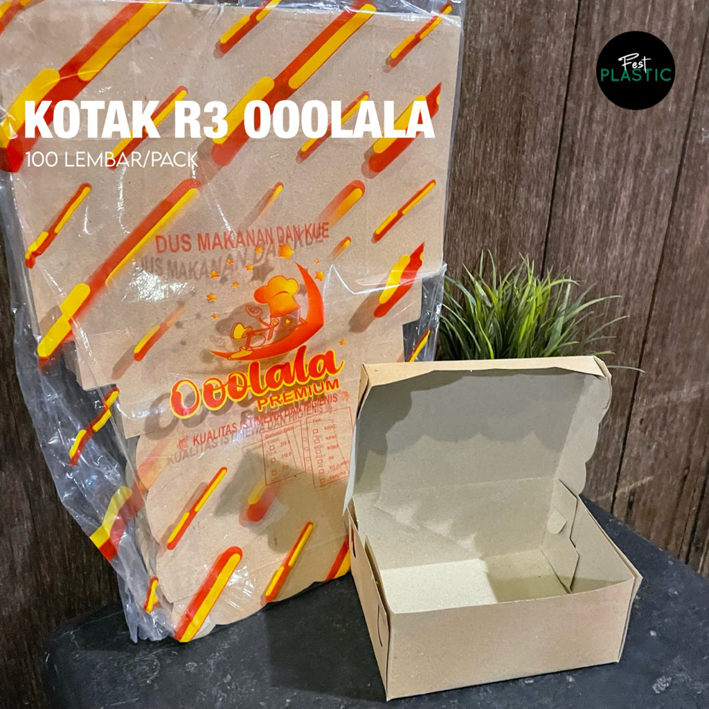 

Kotak Snack Coklat Polos R3 Craft Kertas