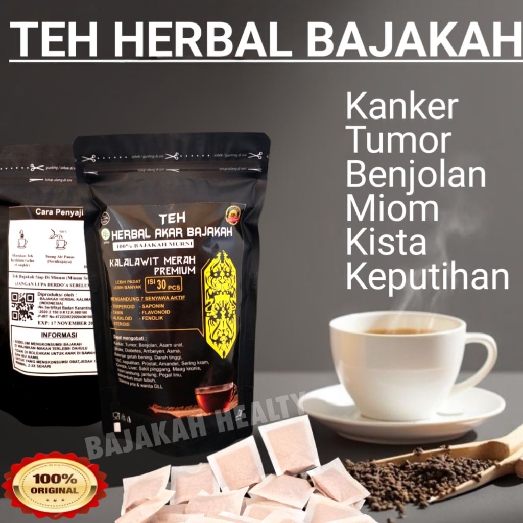 

Teh Herbal Bajakah Kalalawit Merah Black Premium Obat Tumor Dan Kanker Asli Kalimantan