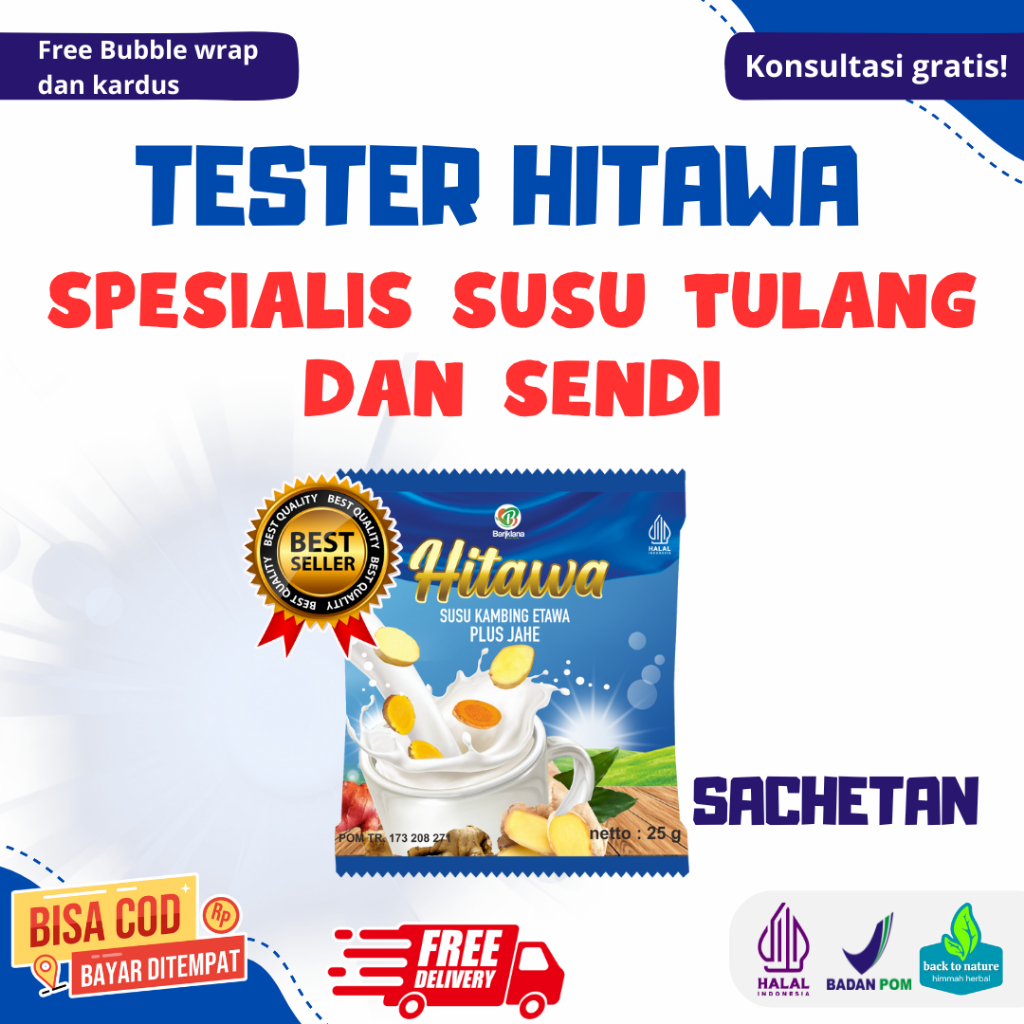 

[BISA COD] Hitawa Susu Etawa Jahe Herbal – Minuman Sehat Anti Masuk Angin | BPOM | COD