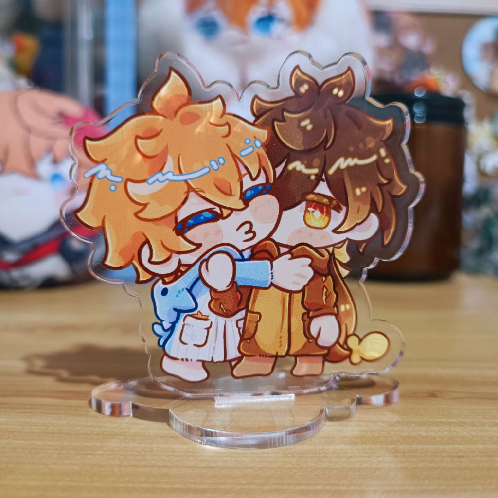 (RiggyMerch)LAST STOCK Genshin Impact & HSR Chuu Standee | Kavetham - Kaeluc / Luckae - Aventio