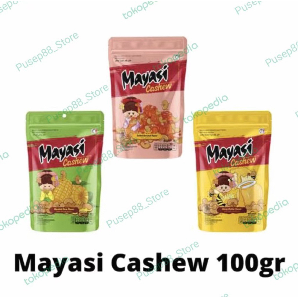 

Mayasi Cashew Kacang Mede 100gr All variant