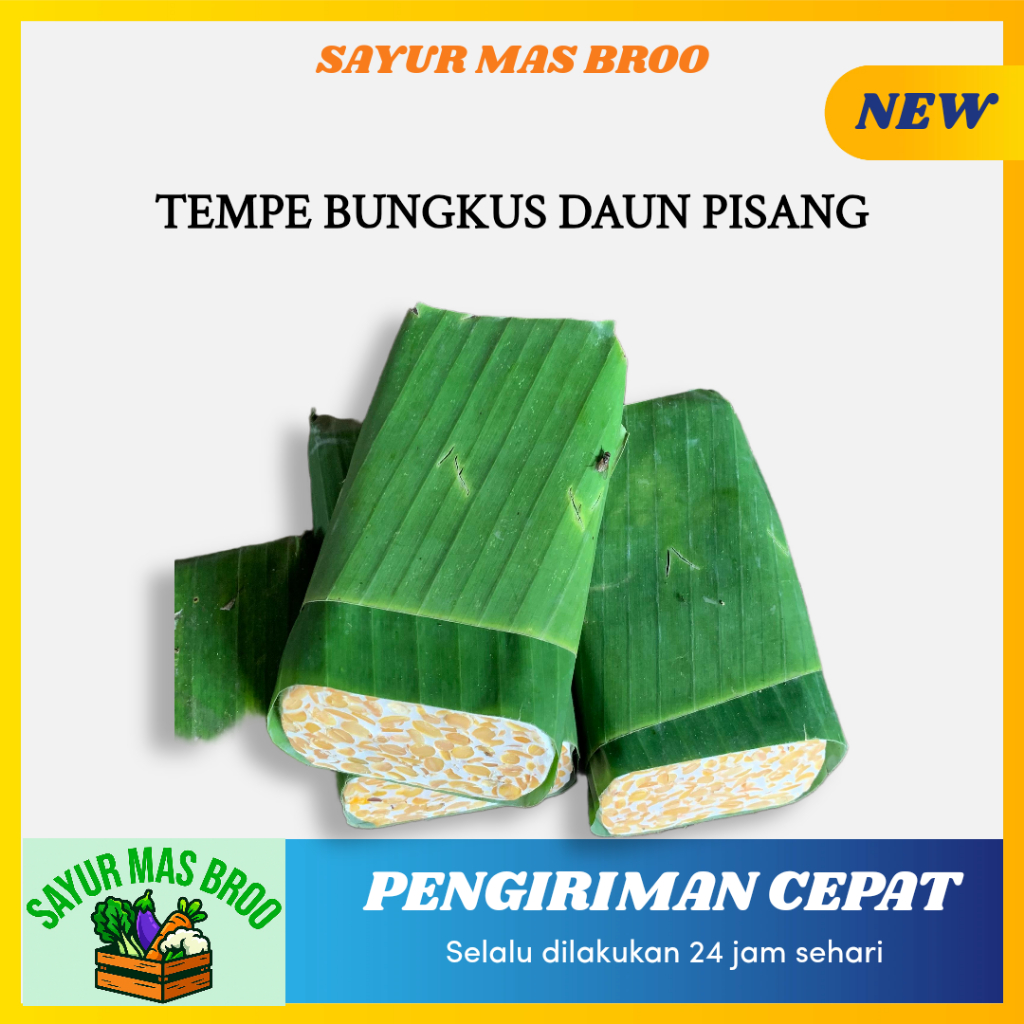 

Tempe Daun - Toko Sayuran Mas Broo Palembang