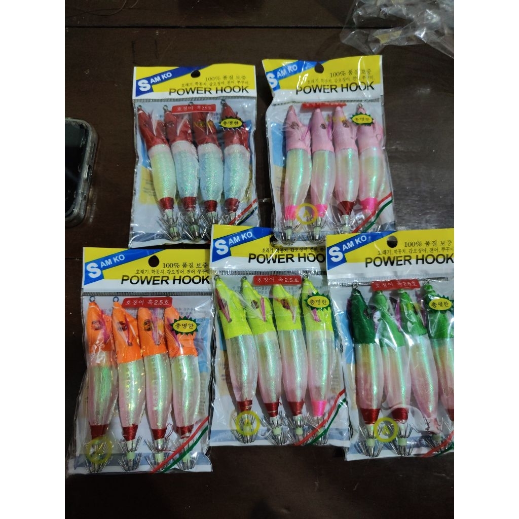 Umpan cumi udang udangan custom ukuran 2,5