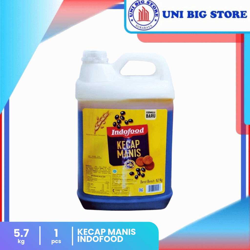 

Indofood Kecap Manis 5.7 kg Galon Jerigen