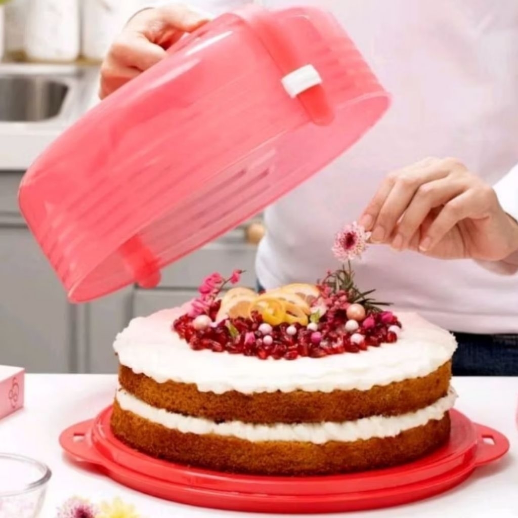 Cake Taker Round Tupperware