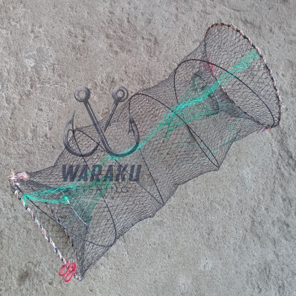 Perangkap ikan bulat / Jaring Ikan Udang lobster / BUBU IKAN LIPAT BULAT