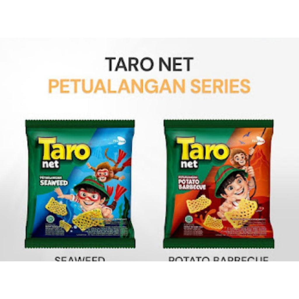 

Taro - Seaweed - Small Pack - 1 Karton (4renceng) - 40 Pcs - 17gr