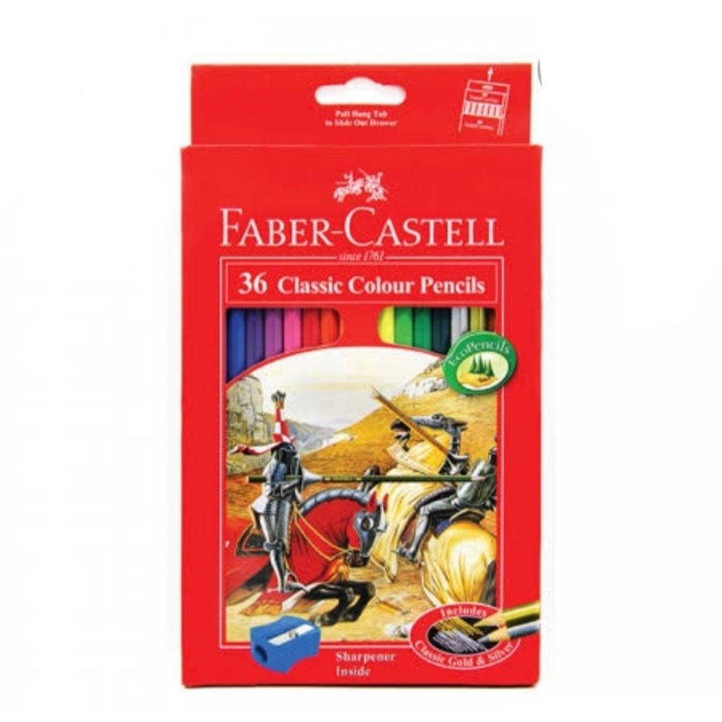 

Pensil Warna Kayu Fabercastell Classic Colour 36 Warna / Set