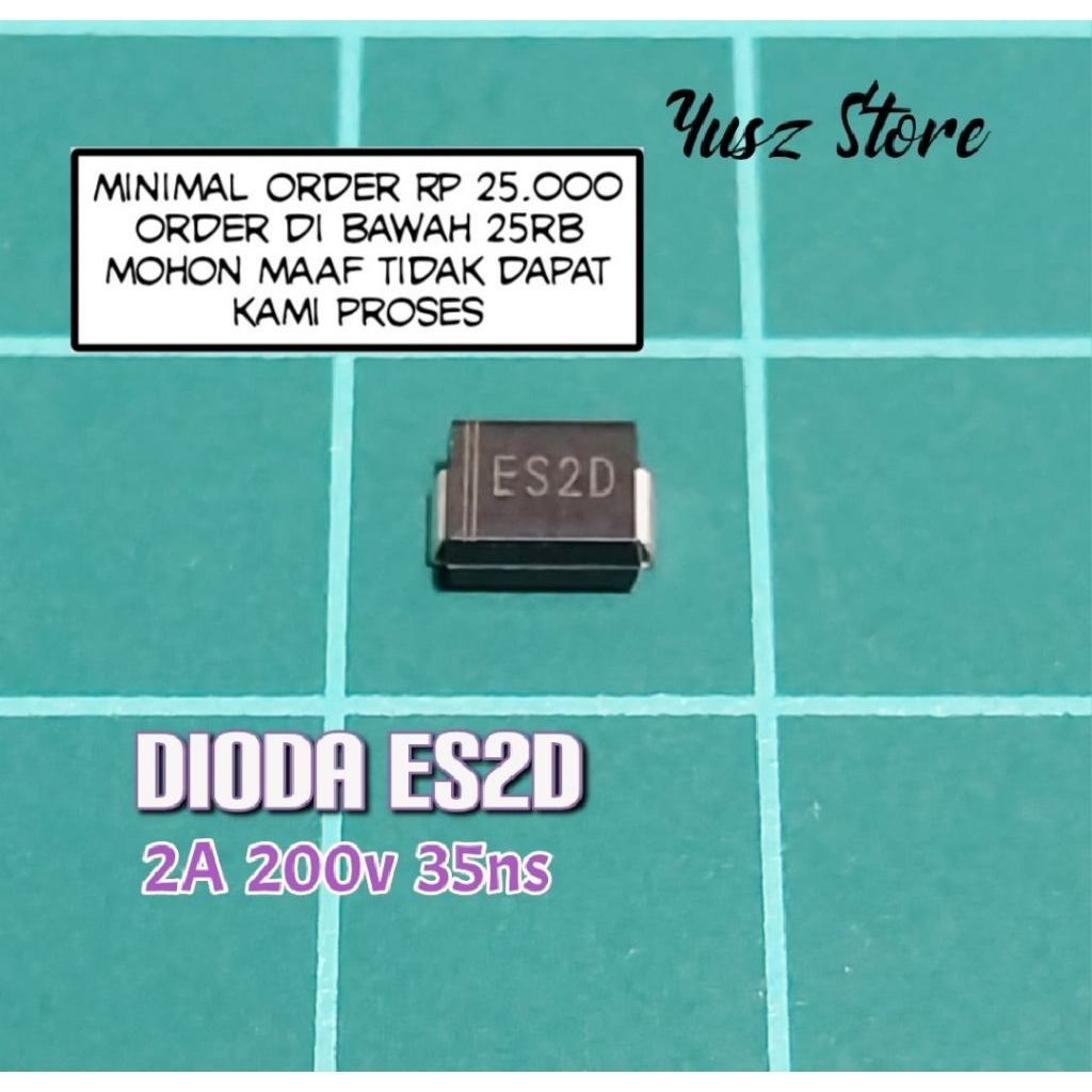 Dioda ES2D 2A 200v 35ns SMD Superfast Rectifier diode