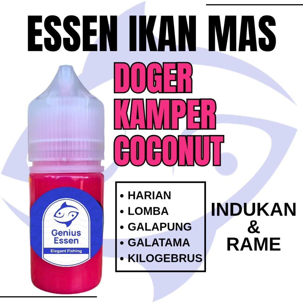ESSEN IKAN MAS AROMA DOGER KAMPER COCONUT essen ikan mas harian essen ikan mas lomba essen ikan mas 