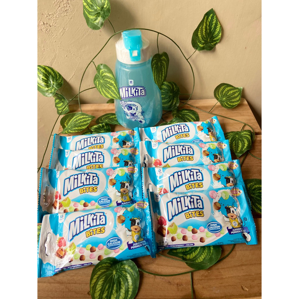 

MILKITA BITES 24 PC GRATIS BOTOL Minum Gemoy