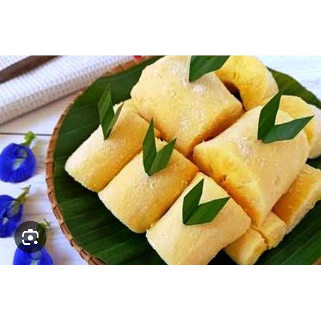 

tape singkong manis empuk 1kg kemasan besek