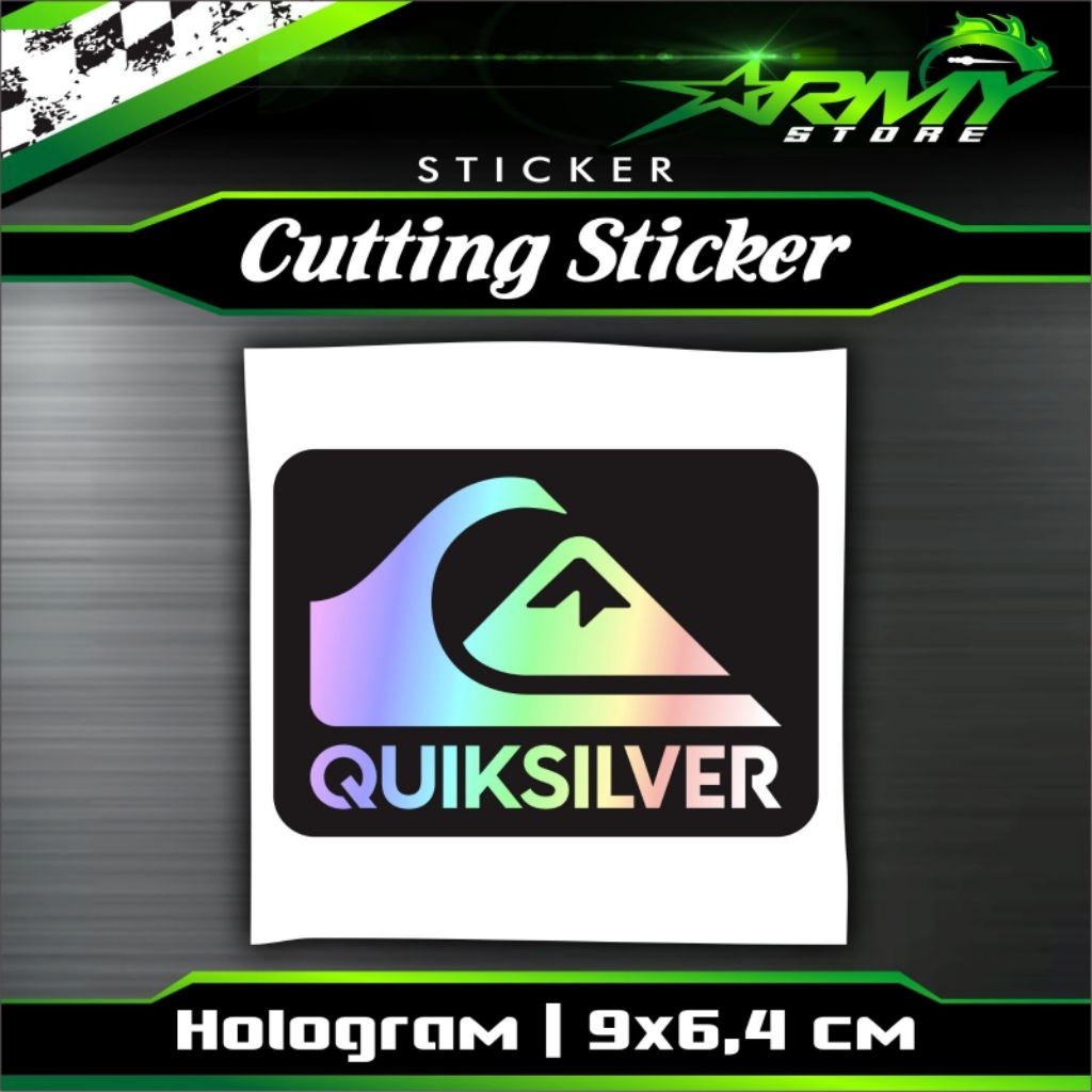 

Stiker quiksilver Hologram
