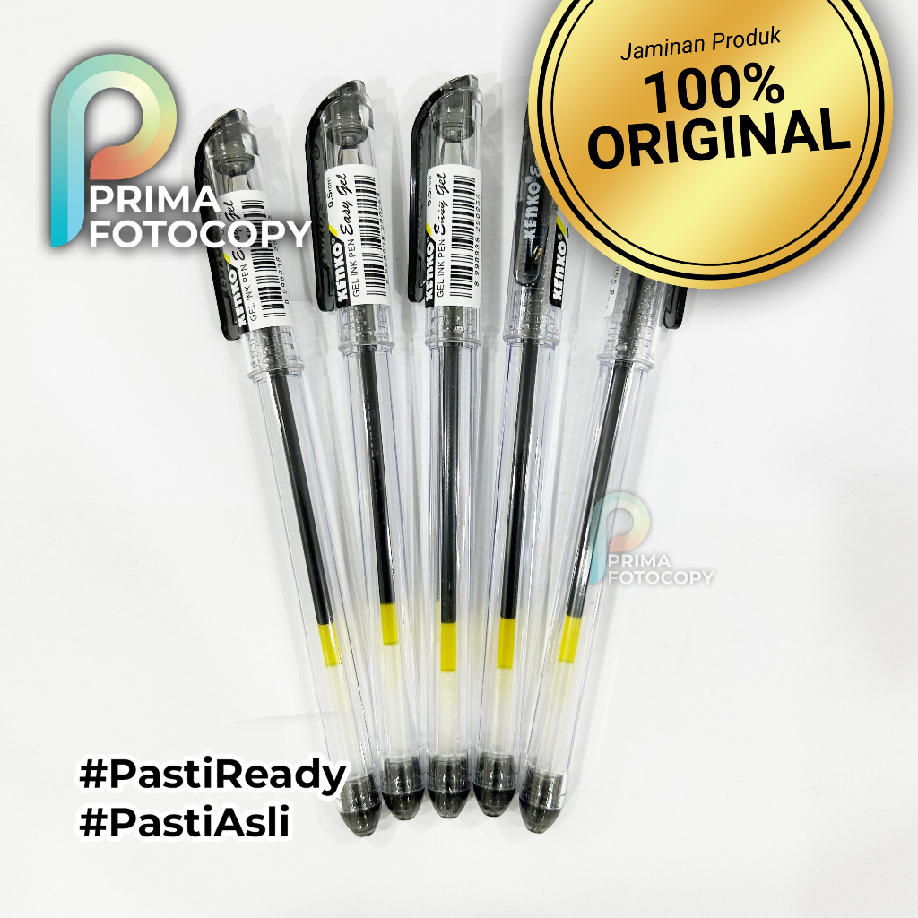 

Bundling Pulpen Kenko Easy Gel 5 Pcs | Empuk Anti Macet ASLI ORIGINAL