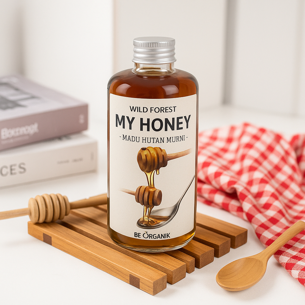 

Madu Asli Multiflora Super 100 gr Raw Honey Madu Murni - 100% Organic