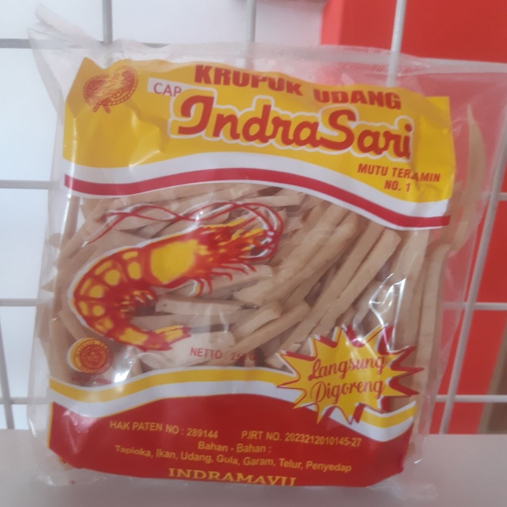 

Kerupuk Indrasari Stick mentah 250 Gram