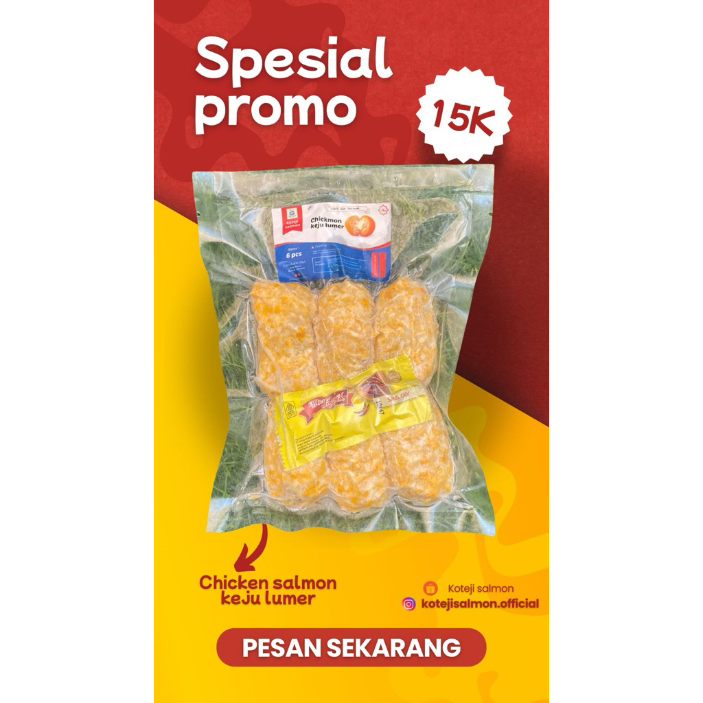 

CHIKEN SALMON KEJU LUMER | 6 pcs