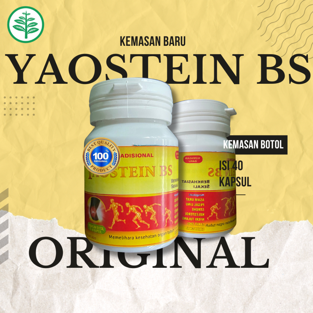 YOSTIN BS EDISI KHUSUS KEMASAN BOTOL, ISI 40 KAPSUL