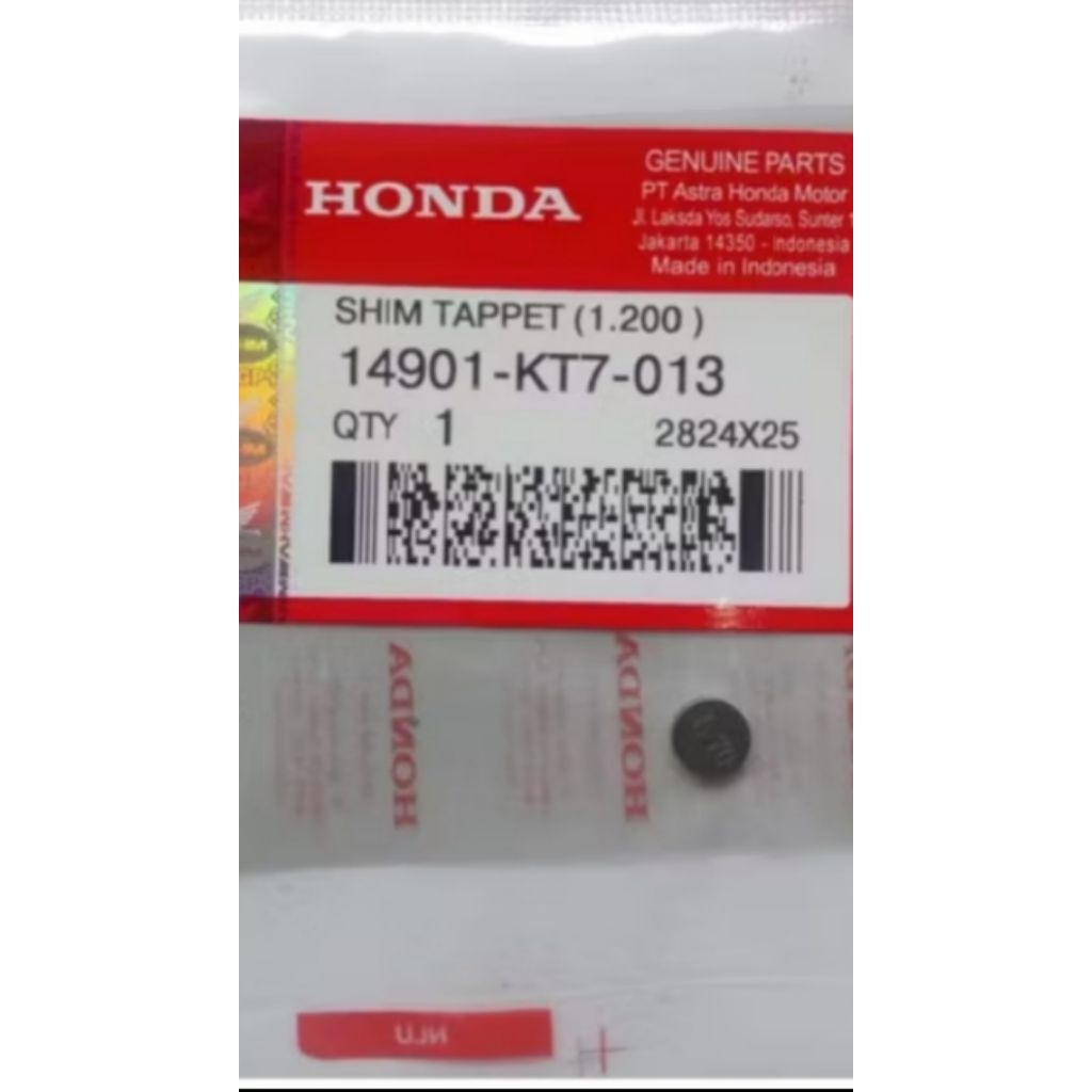 SIM klep 150 CBR Sonic 150 ukuran 170