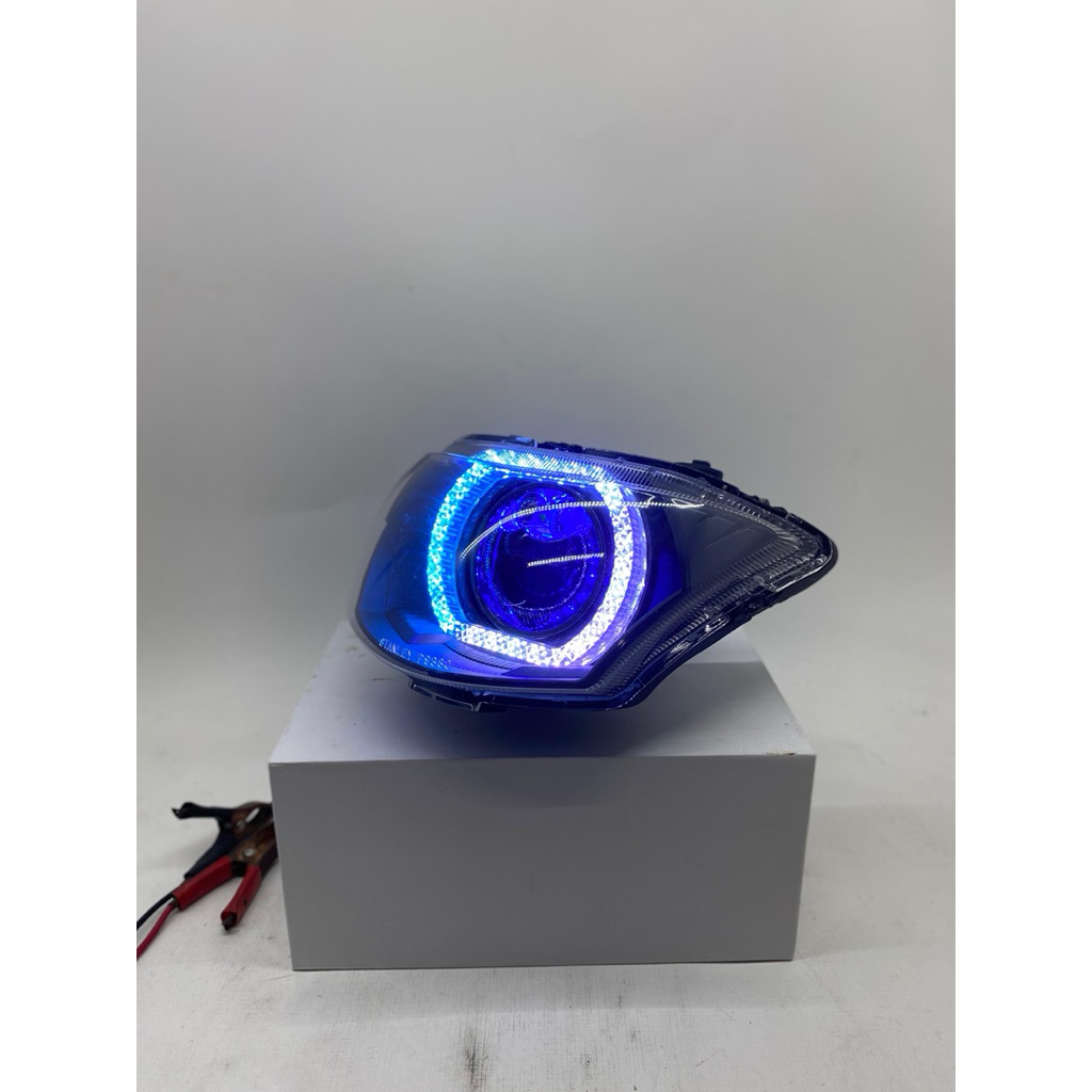 Lampu Depan custom Mio J full RGB full set tinggal pasang reflektor mio J headlamp mio J