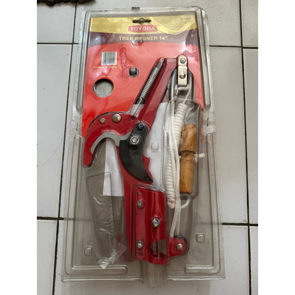 Gunting Panen Buah Rambutan-Gergaji dan Gunting Ranting Tanaman Toyoda Tree Pruner 14 Product Japan