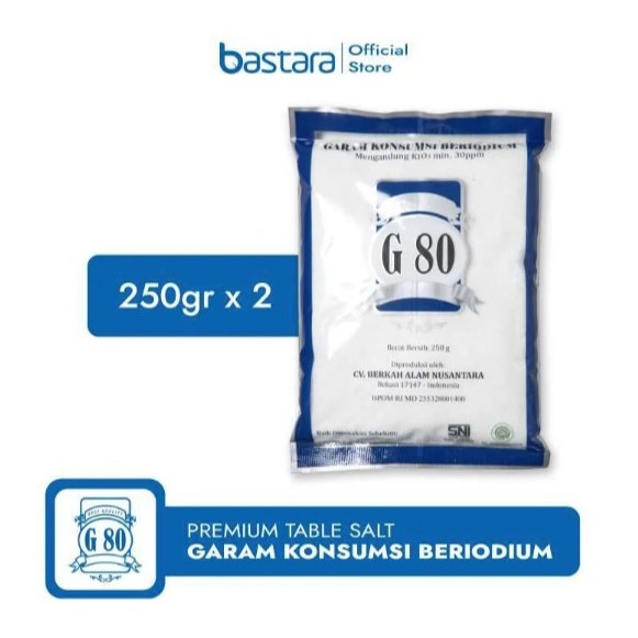 

G80 GARAM KONSUMSI BERIODIUM 250GR