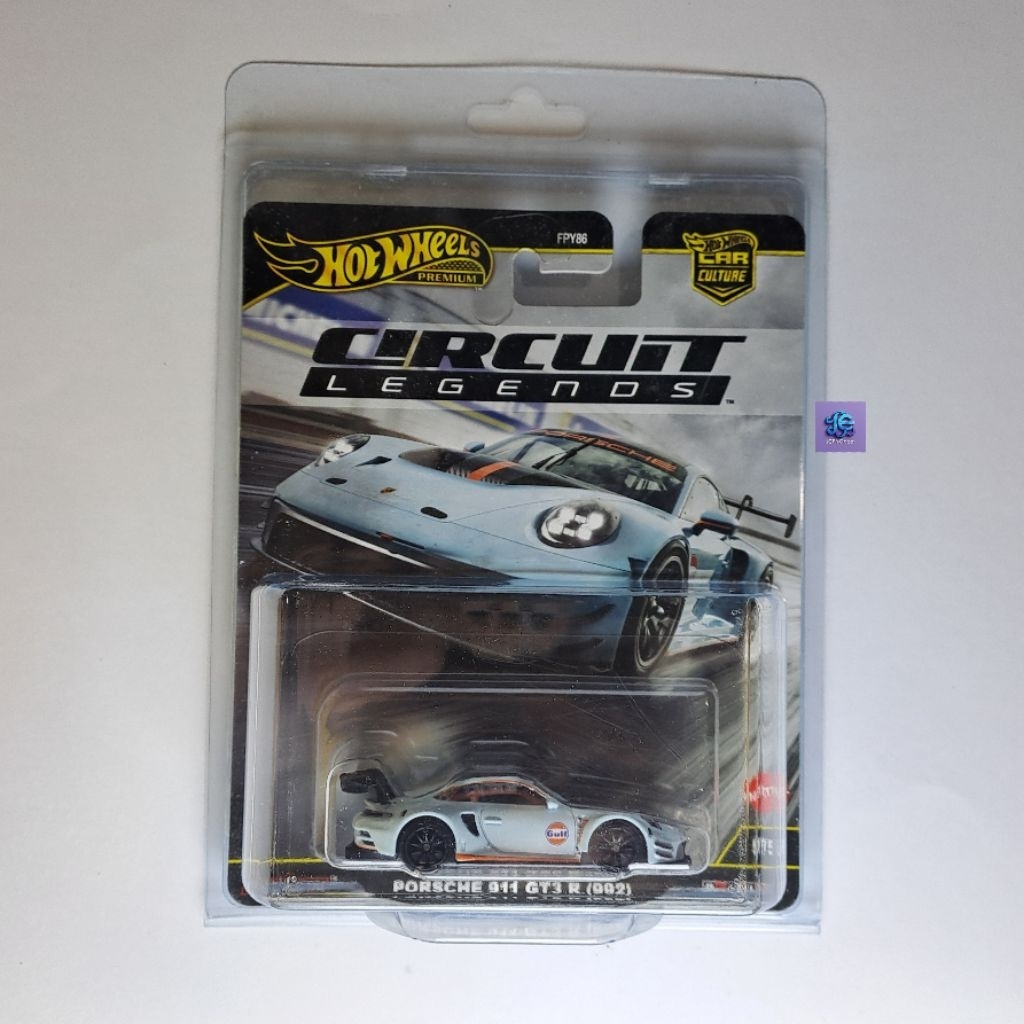 RESTOCK Porsche 911 GT3 R (922) Gulf Hotwheels / Hot Wheels Premium + PROTEKTOR.Car Culture. Circuit