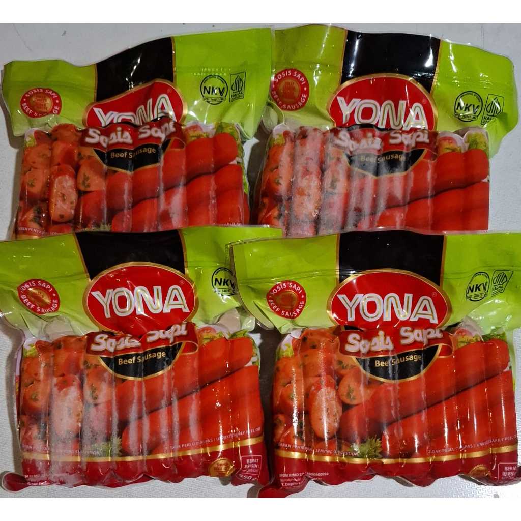 

Enak Yona Sosis Sapi Merah isi 15 Frozen Bogor / Sosis Yona Sapi Isi 15