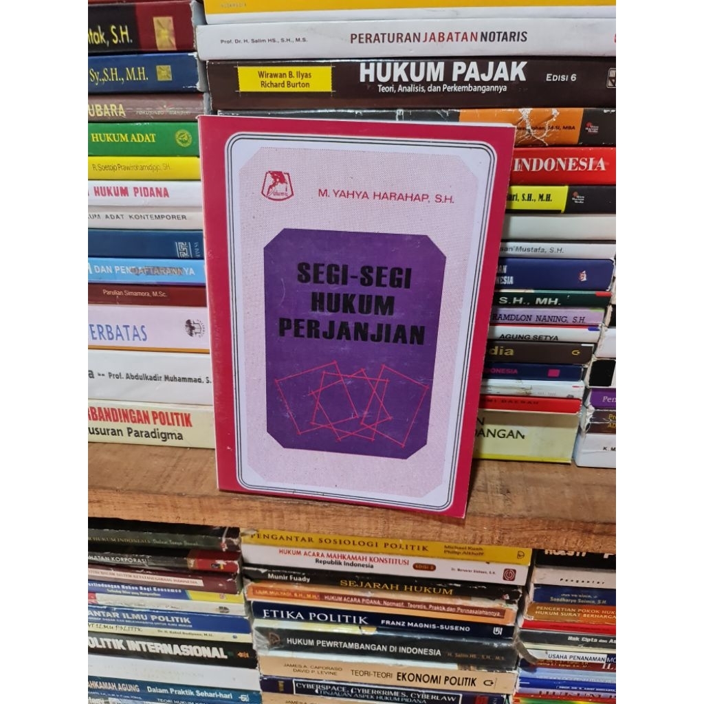 Segi segi hukum perjanjian by M Yahya Harahap