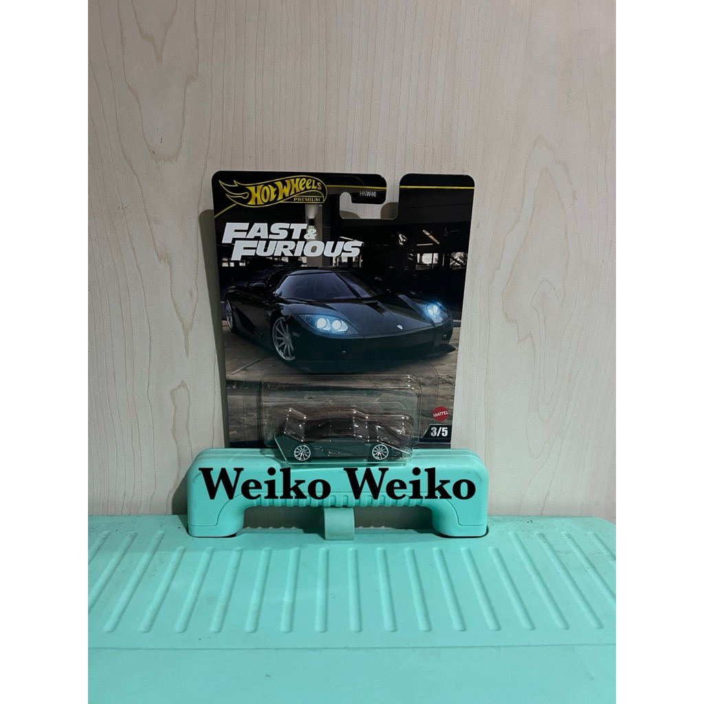 hotwheels fast & furious koenigsegg ccxr hitam
