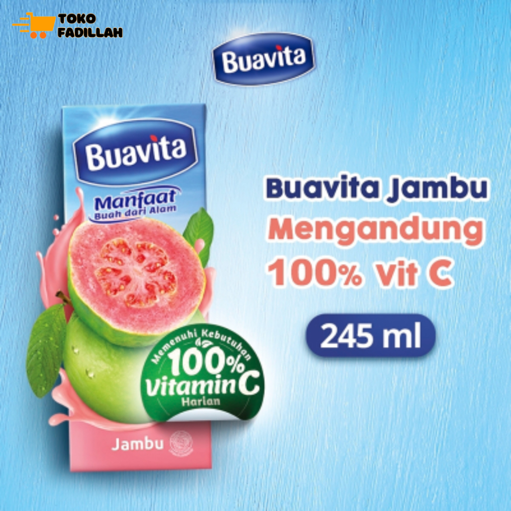 

Buavita Minuman Jus Sari Buah Jambu 245 ml