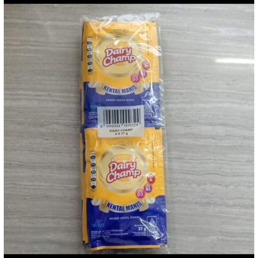 

Dairy Champ sachet 1 renteng isi 6 pcs