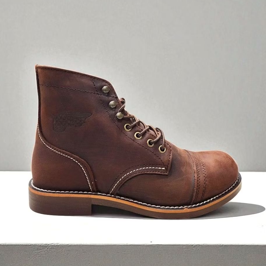 Sepatu Gentleman Iron ranger Boots Pria 8111 Crazy Horse Genuine Leather