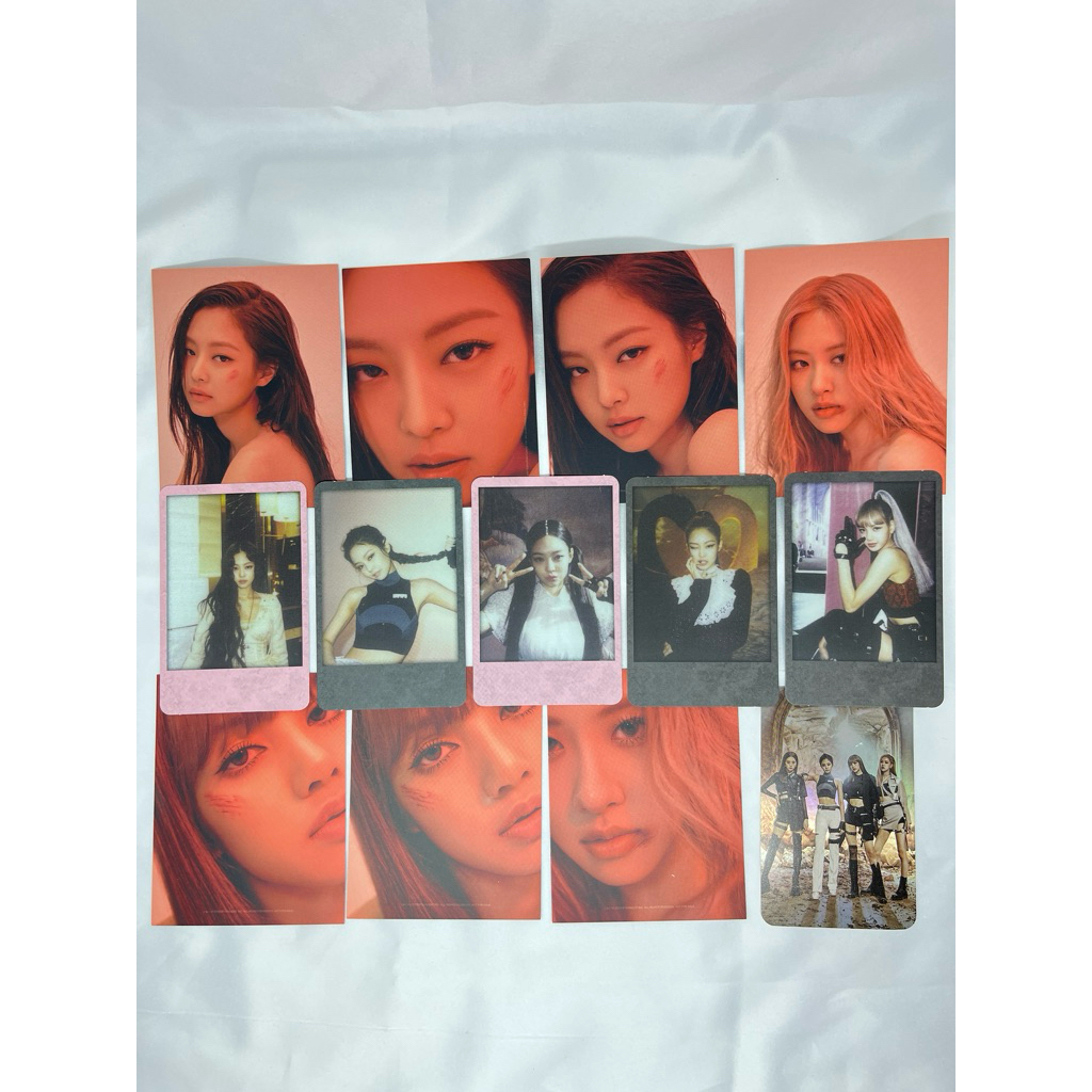 Photocard PC BLACKPINK Jennie Lisa Rose Kill This Love Set Official