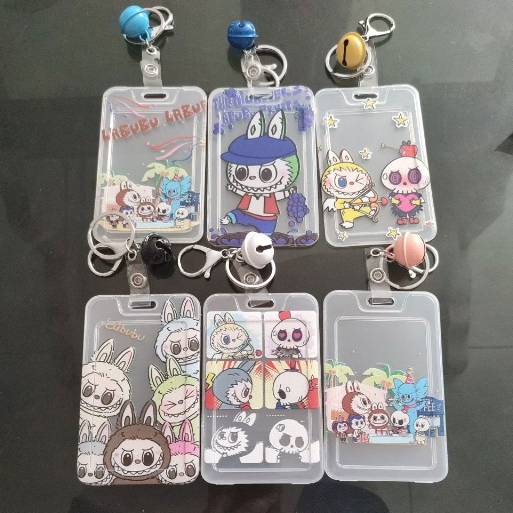 

ID Name Tag Card Tag Keychain Gantungan Kunci Labubu Tidak ada tali