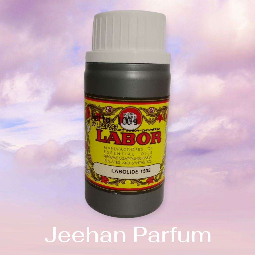 Parfum bibit murni labolide 1598 fixative by labor segel kemasan 100gr