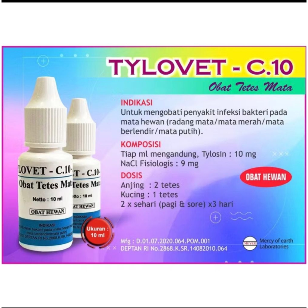 TYLOVET OBAT TETES MATA KUCING