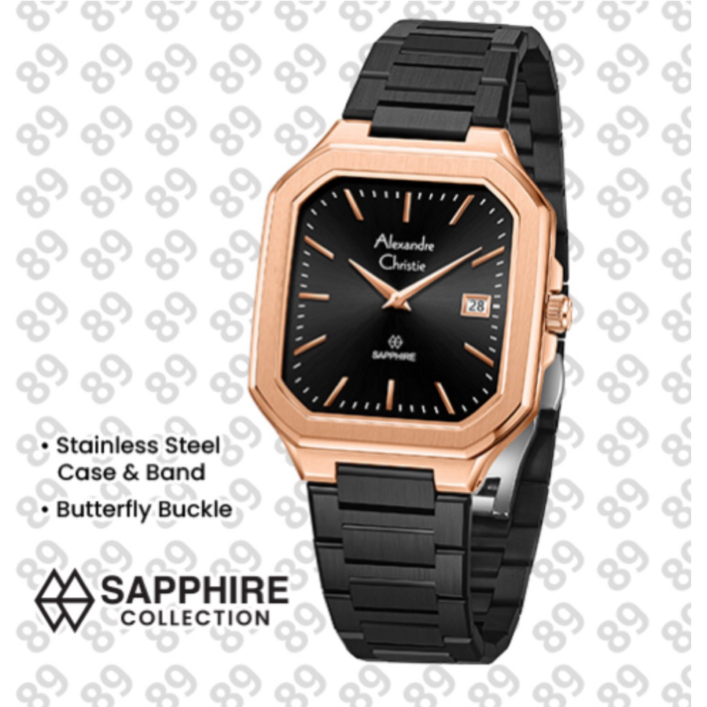 ALEXANDRE CHRISTIE 8711 MD SAPPHIRE PRIA ORIGINAL GARANSI 1TAHUN