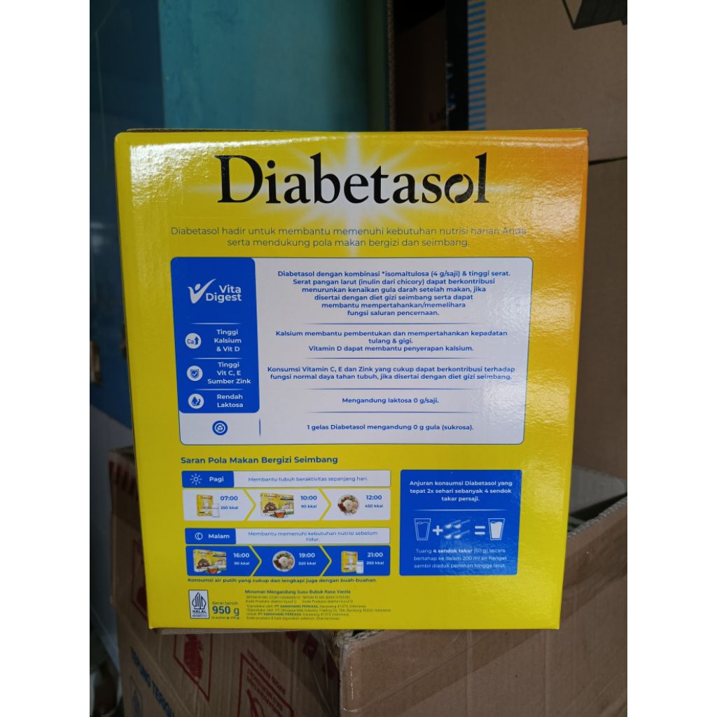 

diabetasol vanilla 950 gram