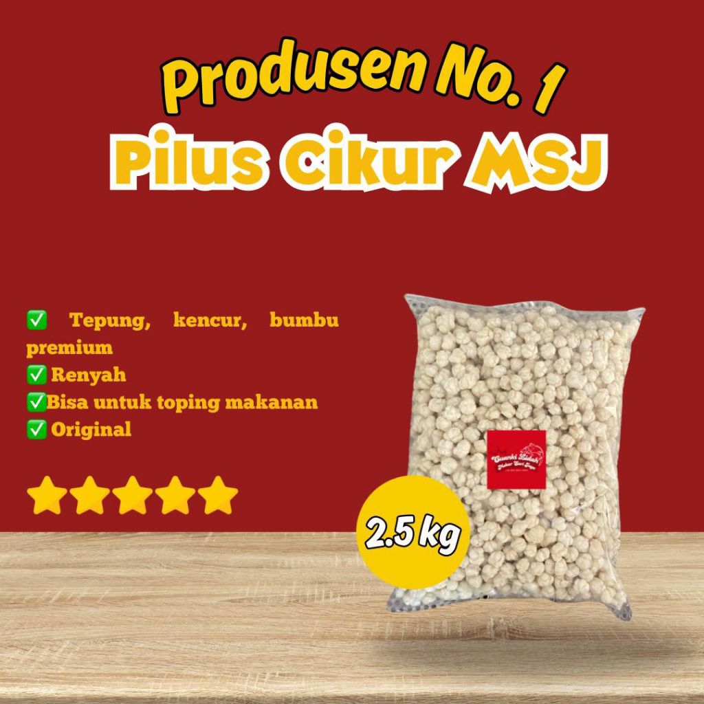 

pilus cikur (2,5kg) enak dan gurih MSJ