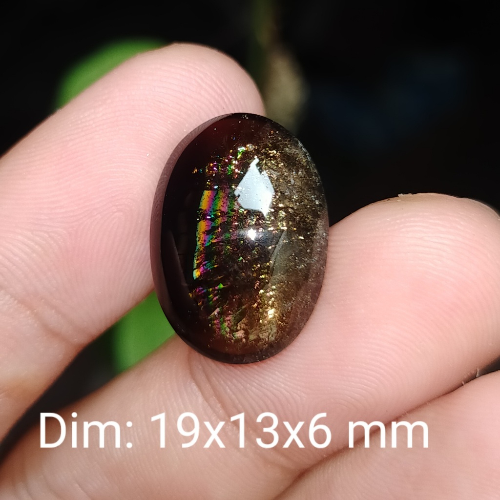 KECUBUNG PELANGI HITAM ASLI NATURAL cek batu lainnya yaman api wulung opal bacan amethys kalimaya sh