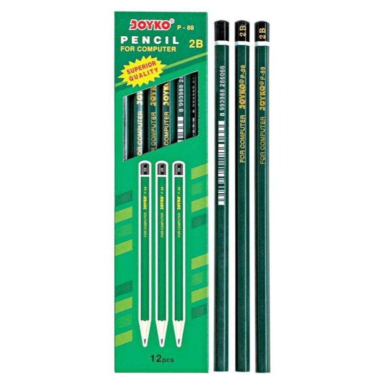 

JOYKO PENSIL P-88 HIJAU / JOYKO PENSIL MURAH / SATU PAK ISI 12